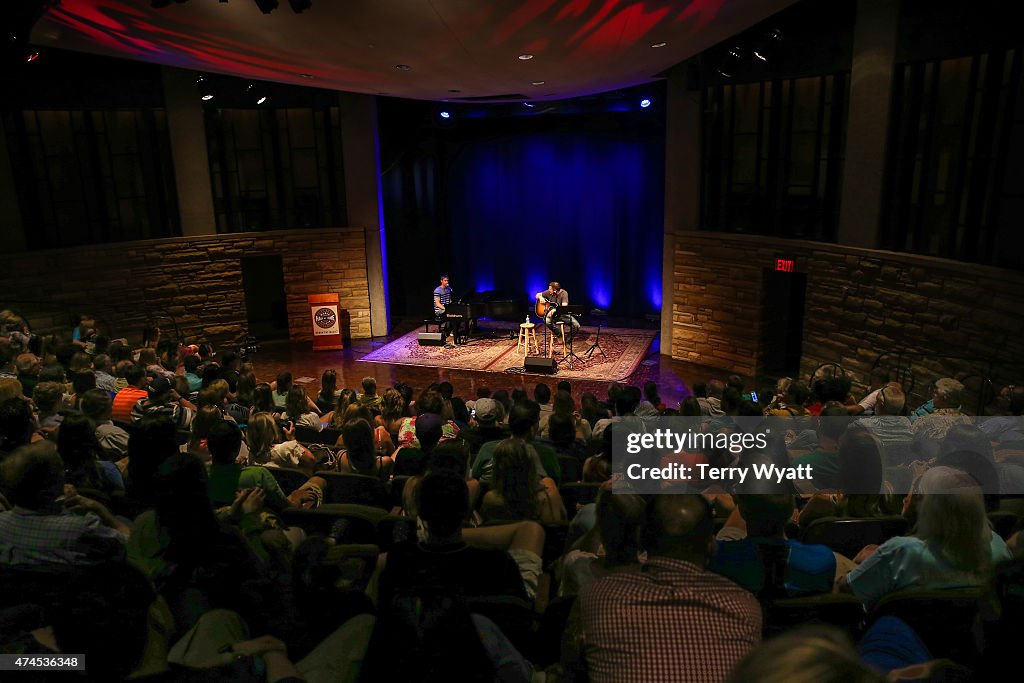 Ashley Gorley And Rodney Clawson Songwriter Session At The Country Music Hall Of Fame And Museum