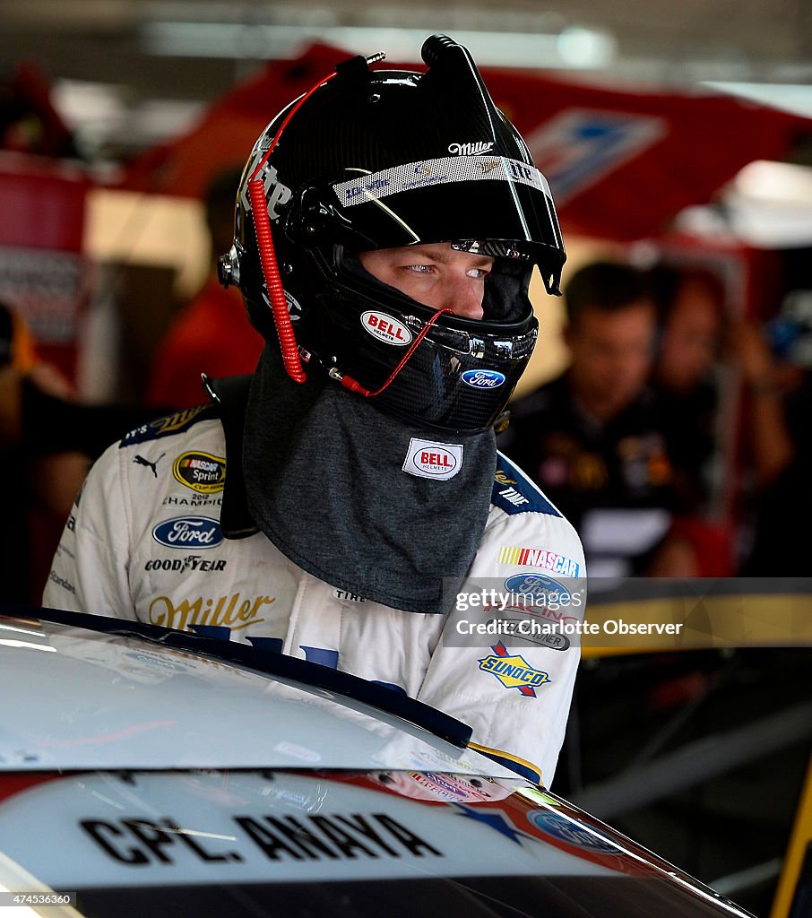 Coca Cola 600 practice