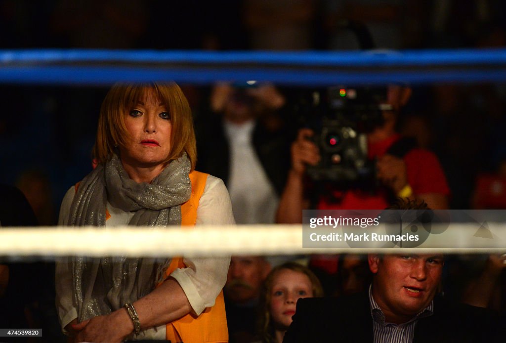 Boxing at Bellahouston Sports Centre in Glasgow