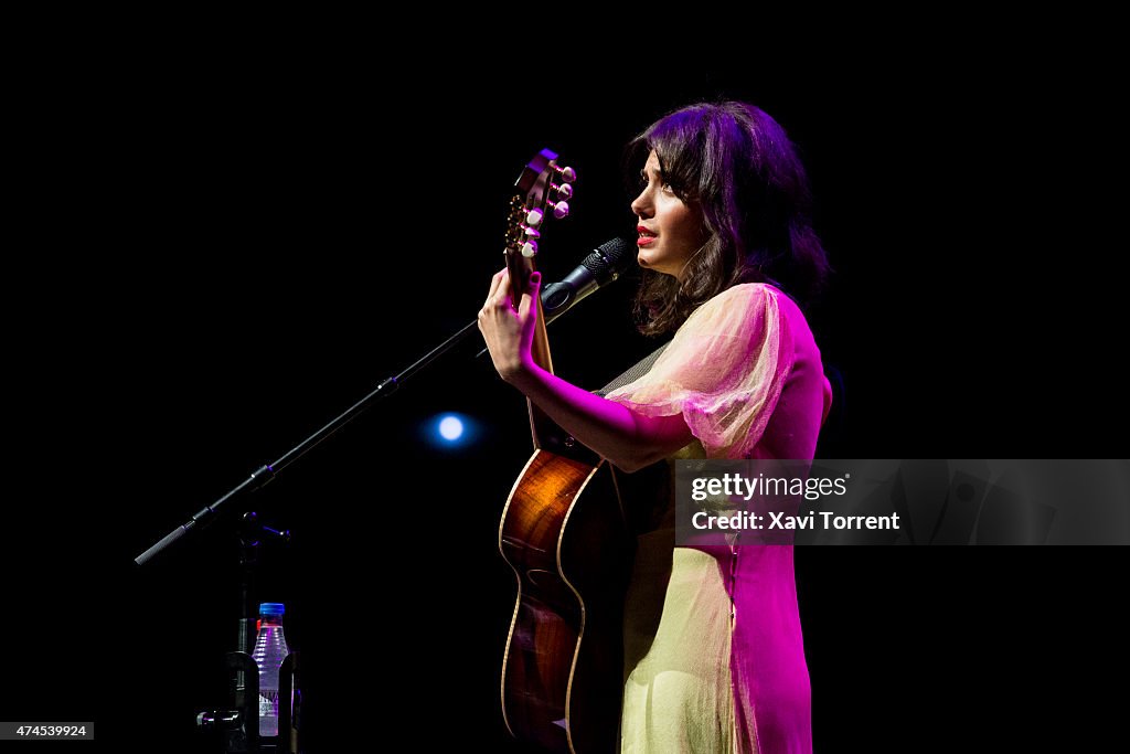 Katie Melua Performs in Concert in Barcelona