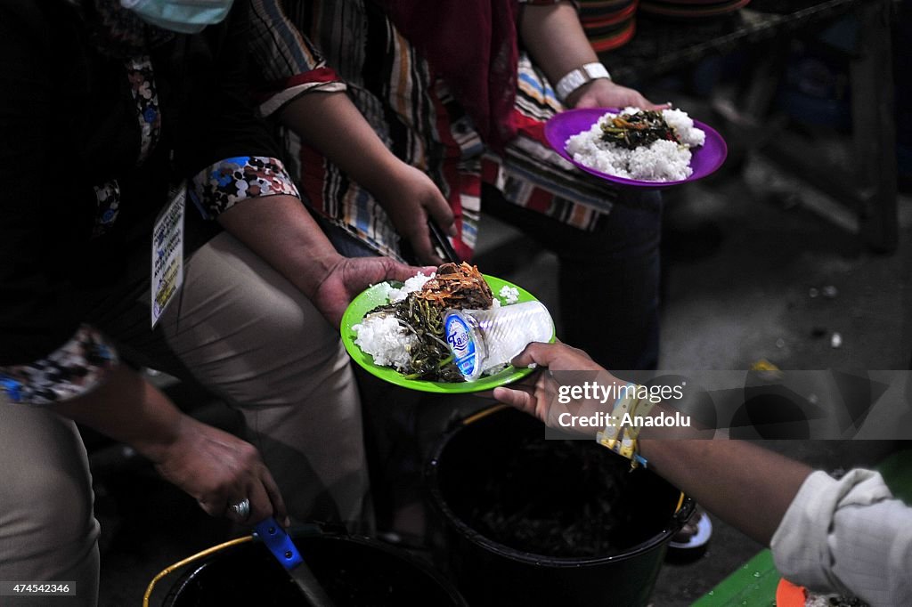 Rohingya migrants take shelter in Kuala Langsa