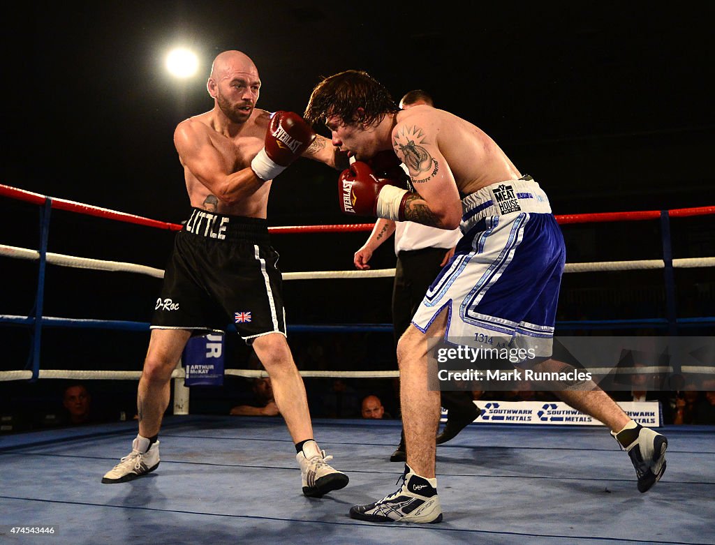 Boxing at Bellahouston Sports Centre in Glasgow