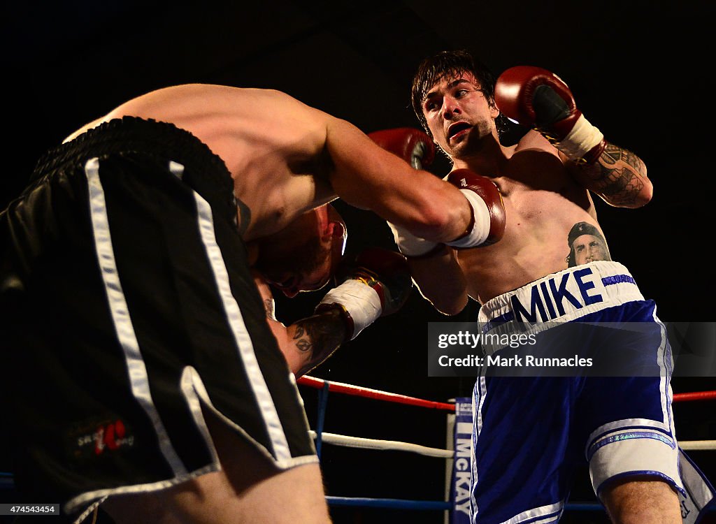 Boxing at Bellahouston Sports Centre in Glasgow