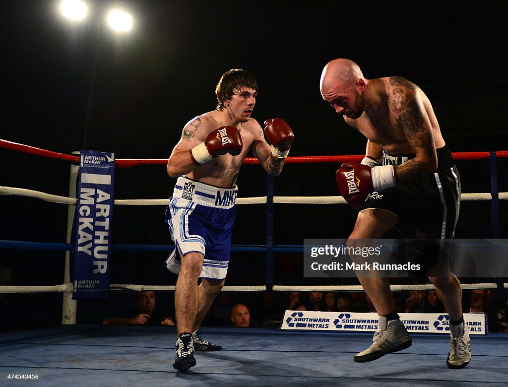 Boxing at Bellahouston Sports Centre in Glasgow