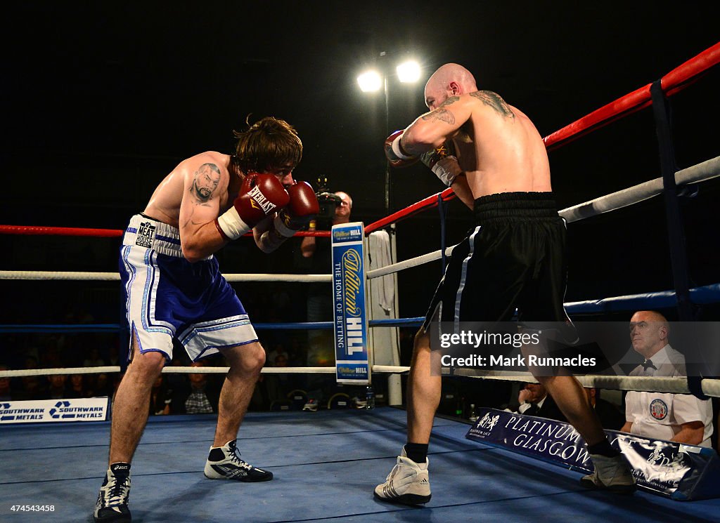 Boxing at Bellahouston Sports Centre in Glasgow