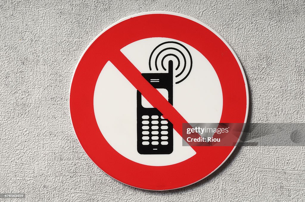 No phone sign