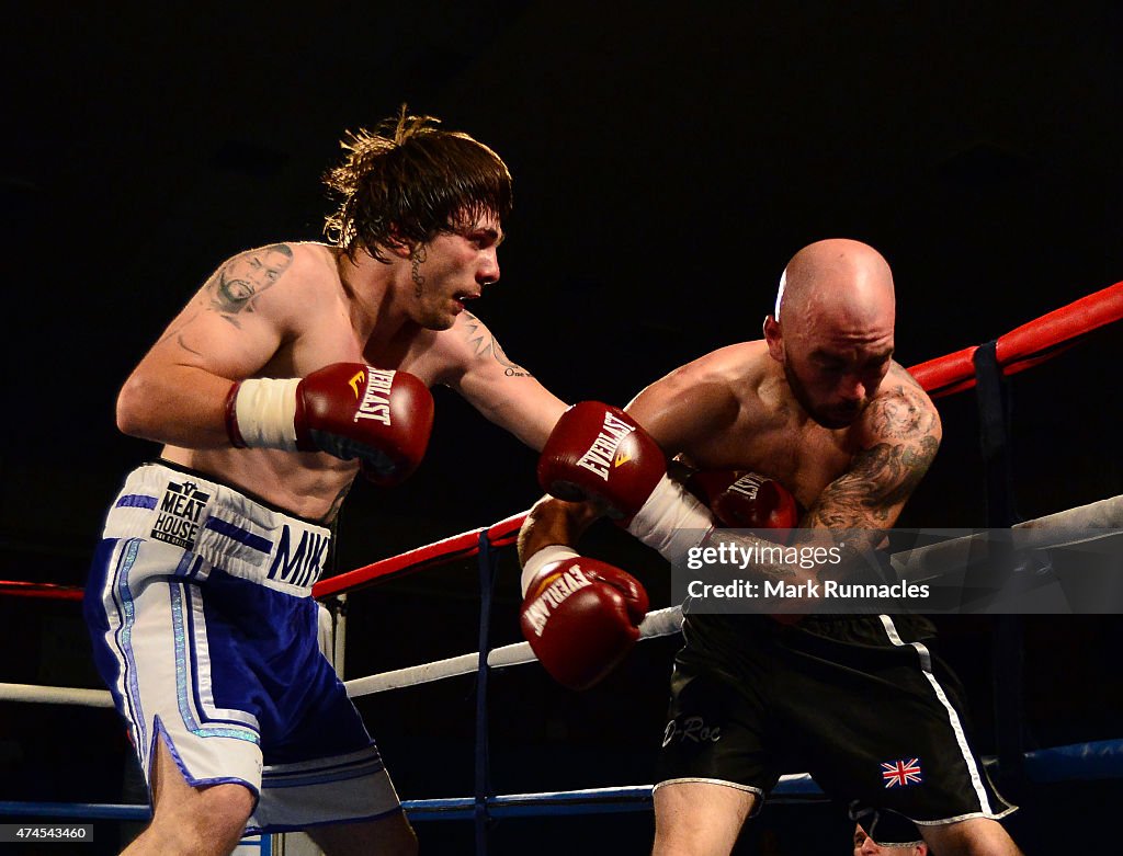 Boxing at Bellahouston Sports Centre in Glasgow