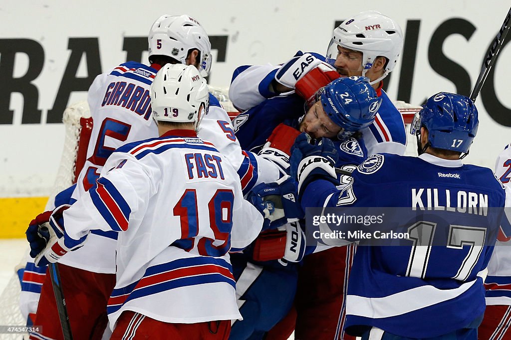 New York Rangers v Tampa Bay Lightning - Game Four