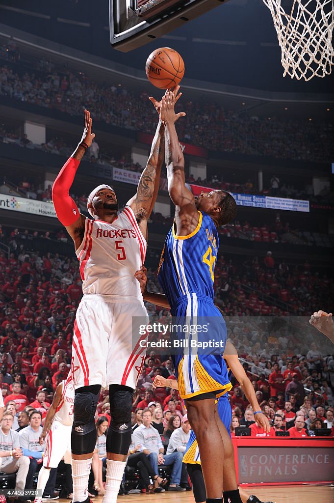 Golden State Warriors v Houston Rockets - Game Three