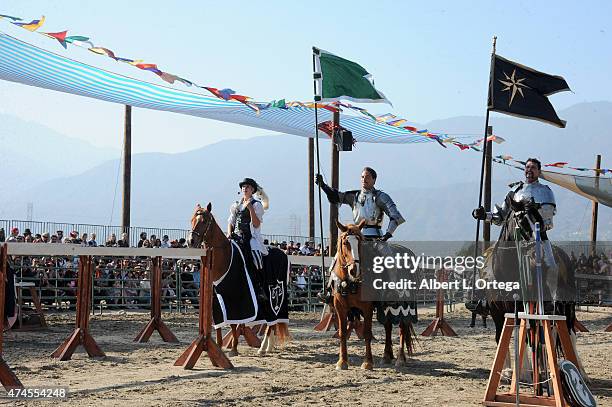 Matthew Mansour AKA Sir Maximillian at the 2015 Renaissance Pleasure Faire held at the Santa Fe Dam Recreation Area on May 3, 2015 in Irwindale,...