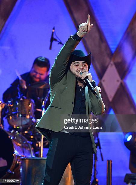 Gerardo Ortiz performs at the 2015 Billboard Latin Music Awards presented by State Farm on Telemundo at Bank United Center on April 30, 2015 in...