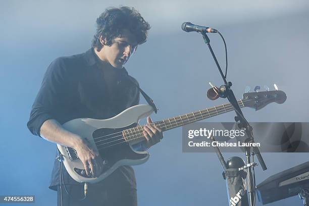 Musician Gwil Sainsbury of alt-J performs at the Coachella Valley Music and Arts Festival at The Empire Polo Club on April 11, 2015 in Indio,...