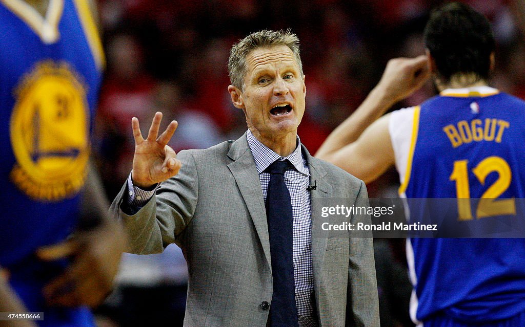 Golden State Warriors v Houston Rockets - Game Three