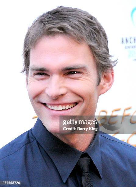 Actor Seann William Scott arrives at the Los Angeles Special Screening of 'Just Before I Go' at ArcLight Hollywood on April 20, 2015 in Hollywood,...