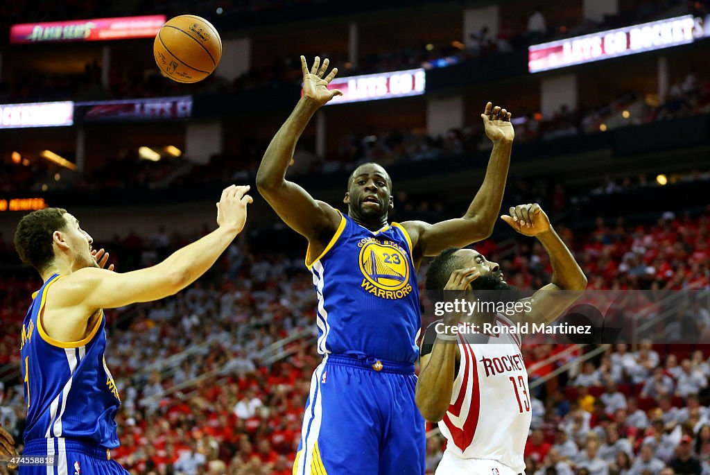 Golden State Warriors v Houston Rockets - Game Three