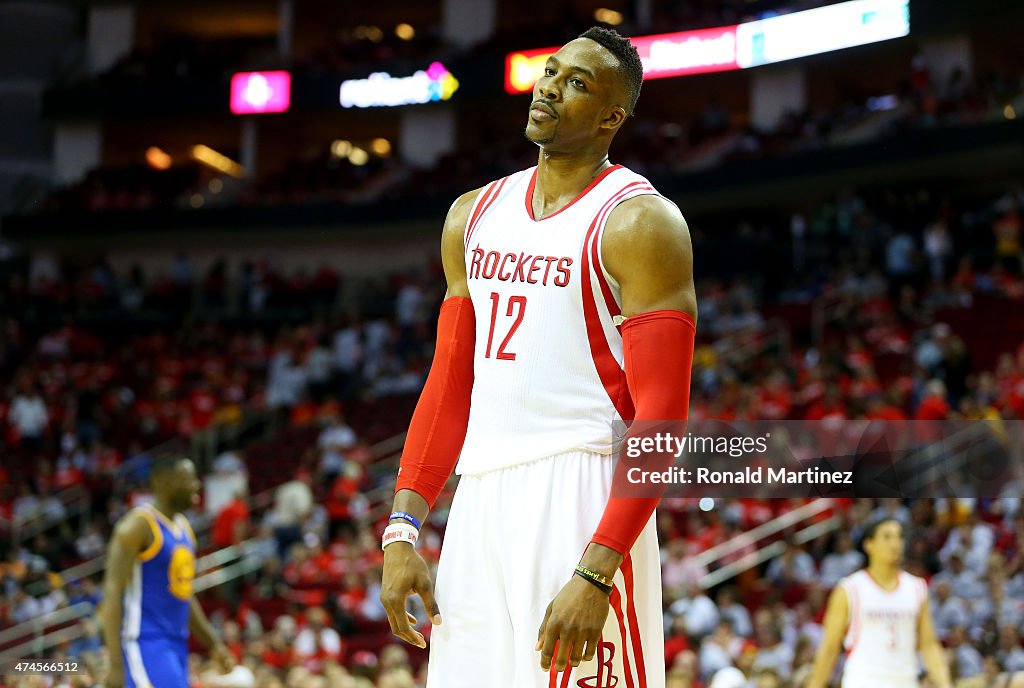 Golden State Warriors v Houston Rockets - Game Three