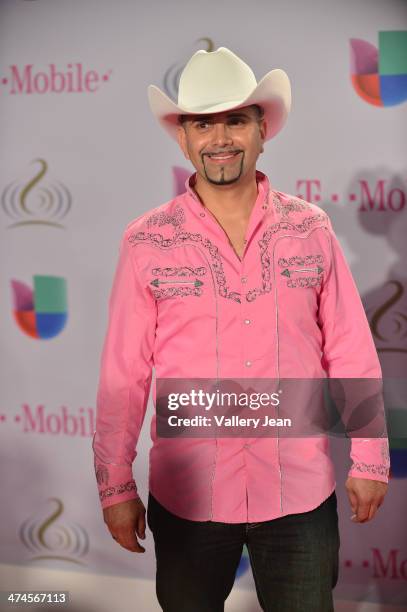 Baldo Duran arrives at Premio Lo Nuestro a la Musica Latina 2014 at American Airlines Arena on February 20, 2014 in Miami, Florida.