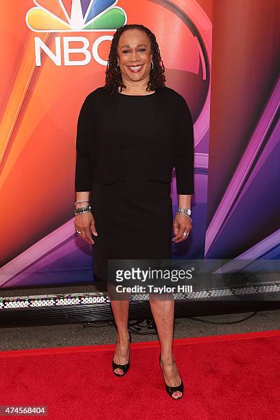 Actress S. Epatha Merkerson attends the 2015 NBC Upfront Presentation Red Carpet Event at Radio City Music Hall on May 11, 2015 in New York City.