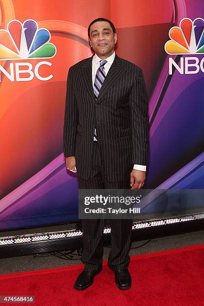 Actor Harry Lennix attends the 2015 NBC Upfront Presentation red carpet event at Radio City Music Hall on May 11, 2015 in New York City.