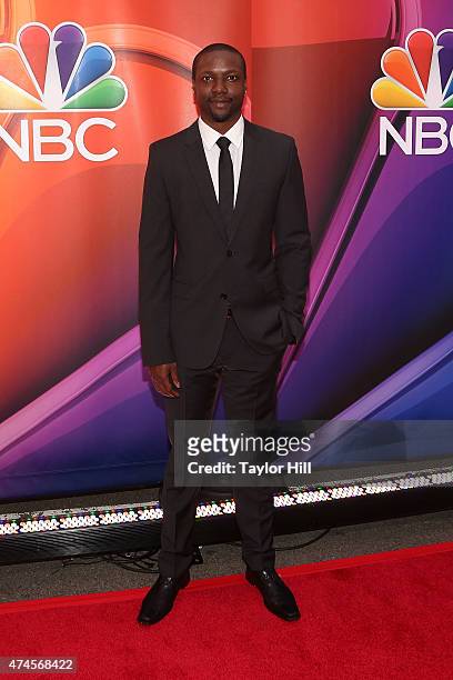 Actor Rob Brown attends the 2015 NBC Upfront Presentation Red Carpet Event at Radio City Music Hall on May 11, 2015 in New York City.