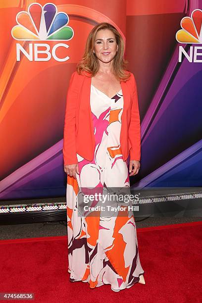 Actress Peri Gilpin attends the 2015 NBC Upfront Presentation red carpet event at Radio City Music Hall on May 11, 2015 in New York City.