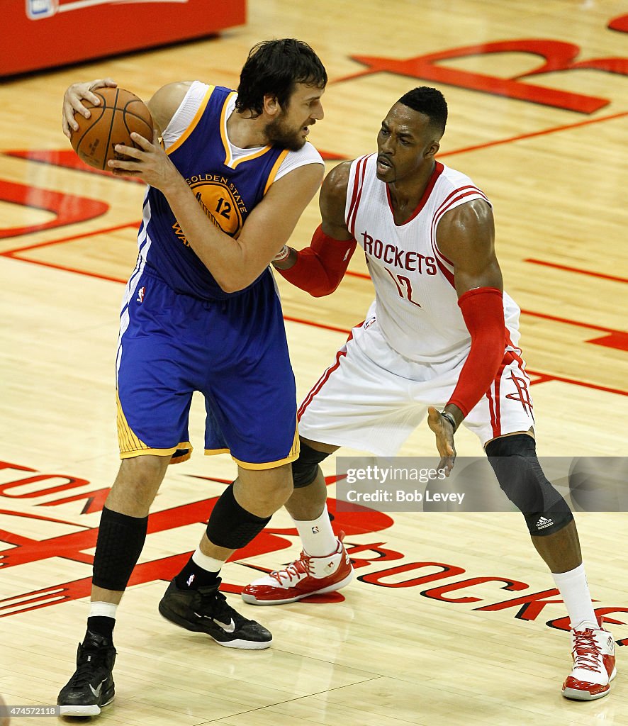 Golden State Warriors v Houston Rockets - Game Three