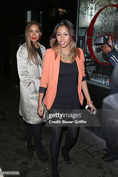 Leona Lewis is seen on October 20, 2012 in London, United Kingdom.