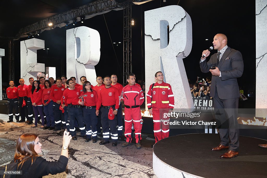 "San Andreas" Mexico City Premiere