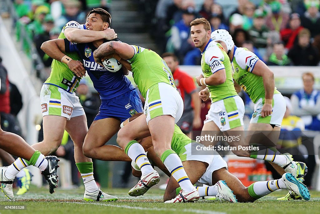 NRL Rd 11 - Raiders v Bulldogs