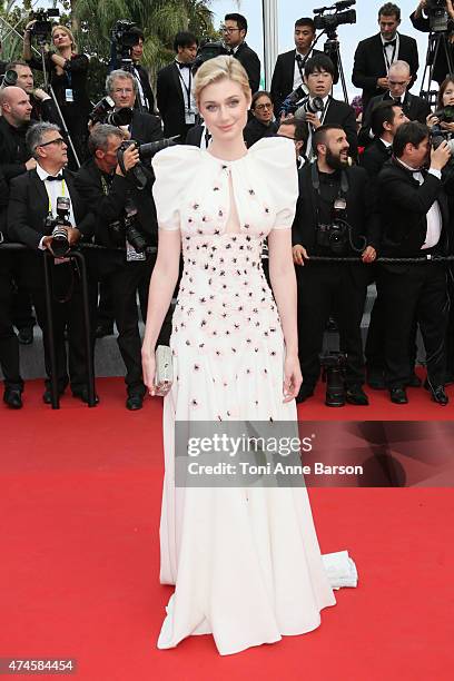 Elizabeth Debicki attends the "Macbeth" premiere during the 68th annual Cannes Film Festival on May 23, 2015 in Cannes, France.