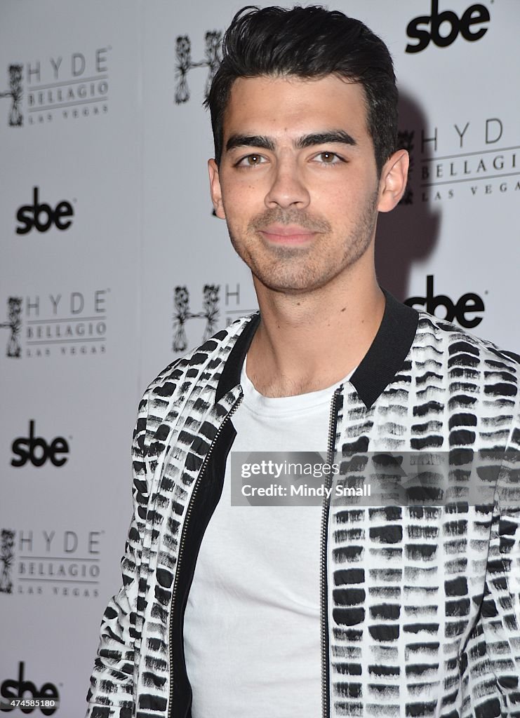 Joe Jonas At Hyde Bellagio
