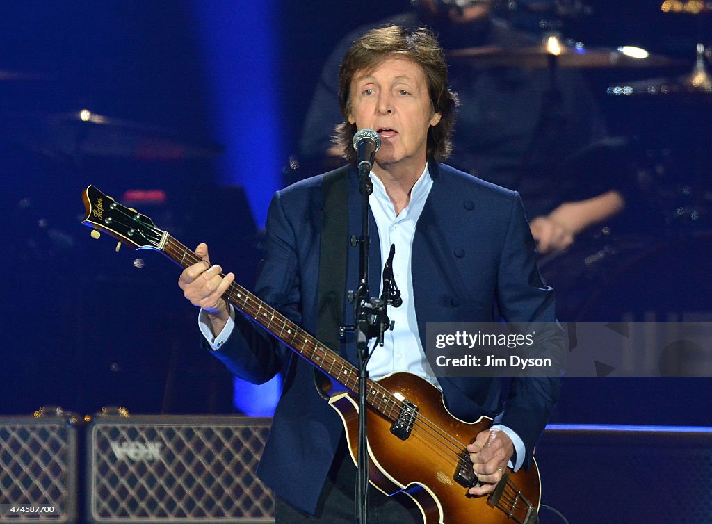 Paul McCartney Performs At O2 Arena In London