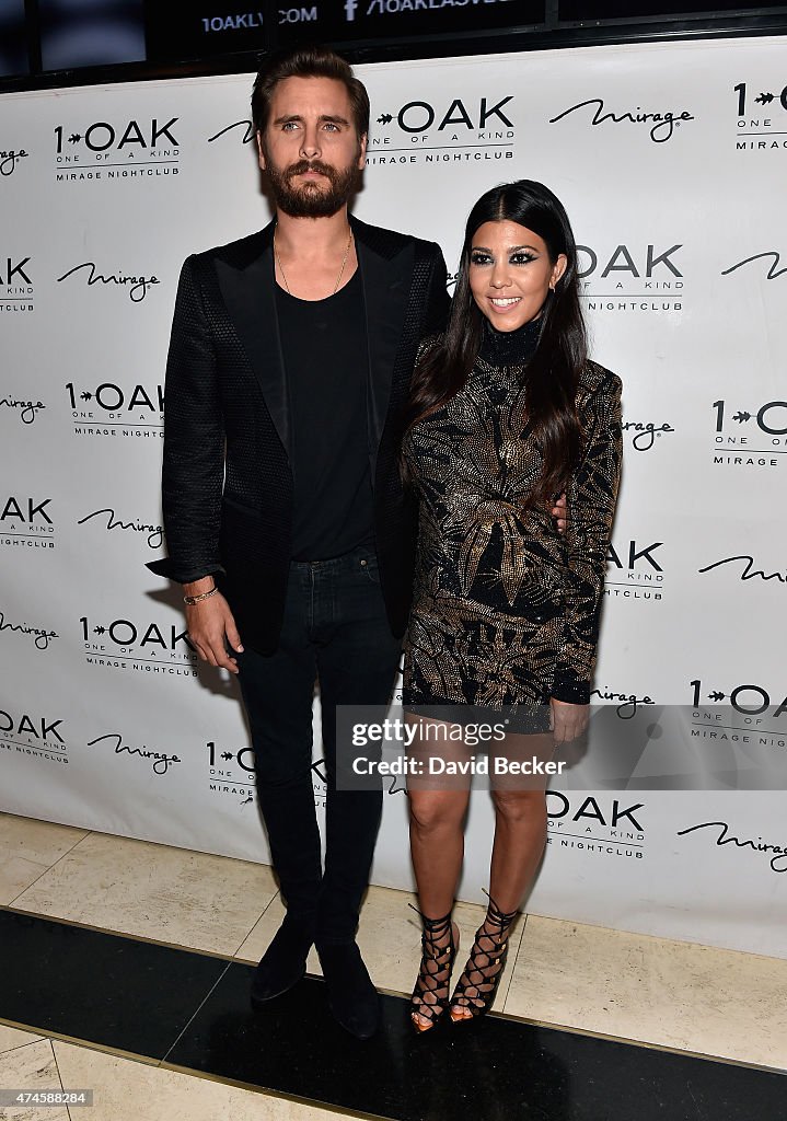 Scott Disick Celebrates His Birthday at 1 OAK Nightclub Las Vegas at The Mirage Hotel & Casino