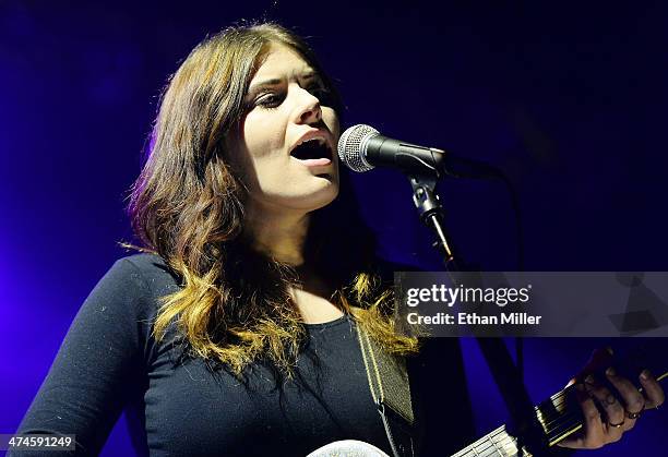 Singer/guitarist Bethany Cosentino of Best Coast performs as the group opens for the band Pixies at The Joint inside the Hard Rock Hotel & Casino on...