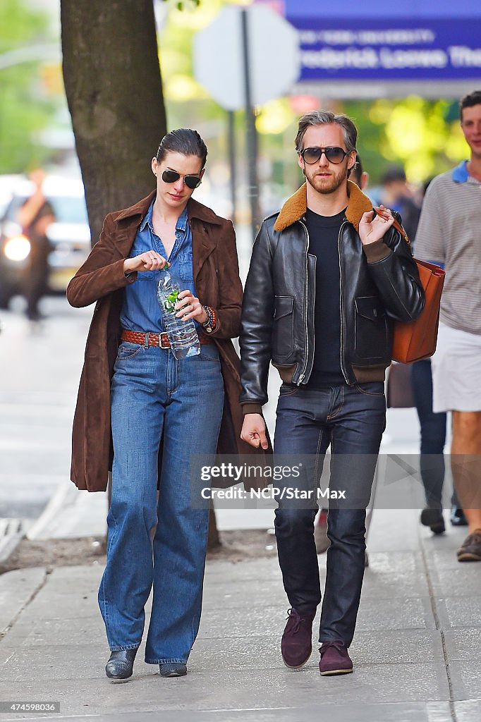 Celebrity Sightings In New York City - May 23, 2015