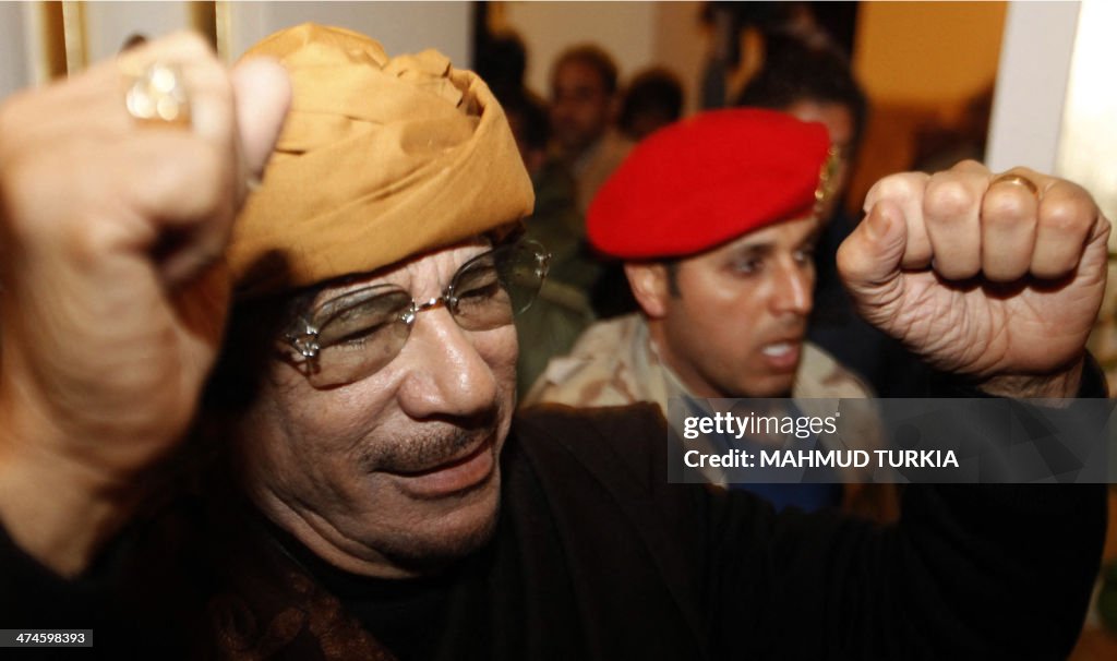 LIBYA-UNREST-POLITICS-KADHAFI