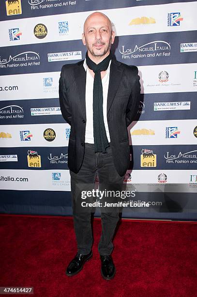 Writer Gianfranco Serraino attends the 9th annual Los Angeles Italia Film, Fashion and Art Fest opening night ceremony held at TLC Chinese 6 Theatres...