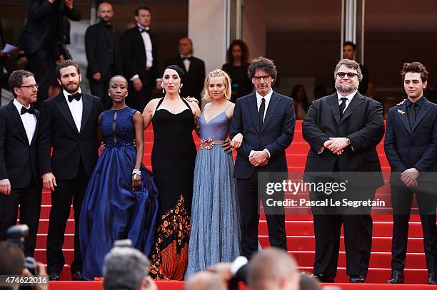 Official Jury Members Ethan Coen, Jake Gyllenhaal, Rokia Traore, Rossy de Palma, Sienna Miller, Joel Coen, Guillermo del Toro and Xavier Dolan attend...