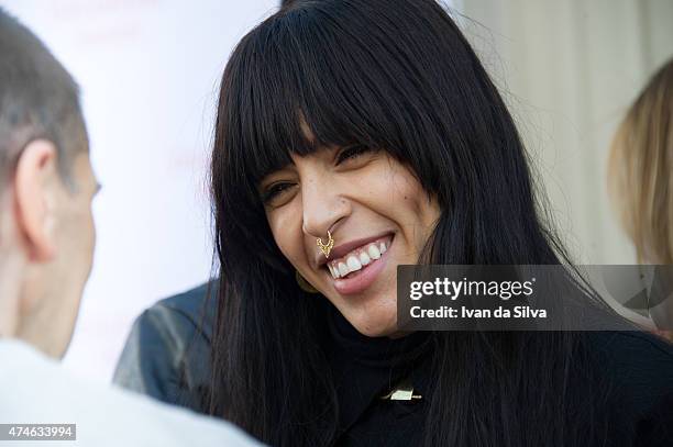 Artist Loreen attends the Childhood day at Djurgarden on May 24, 2015 in Stockholm, Sweden. .