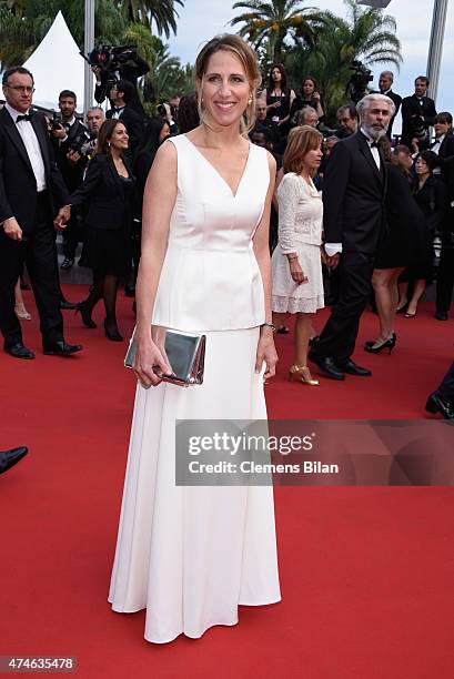 Actress Sarah Sutherland attends the closing ceremony and "Le Glace Et Le Ciel" Premiere during the 68th annual Cannes Film Festival on May 24, 2015...