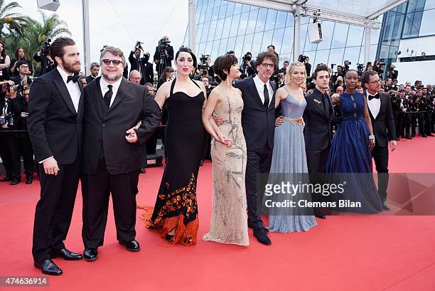 Official jury members Jake Gyllenhaal, Guillermo del Toro, Rossy de Palma, Sophie Marceau, jury president Joel Coen, jury members Sienna Miller,...