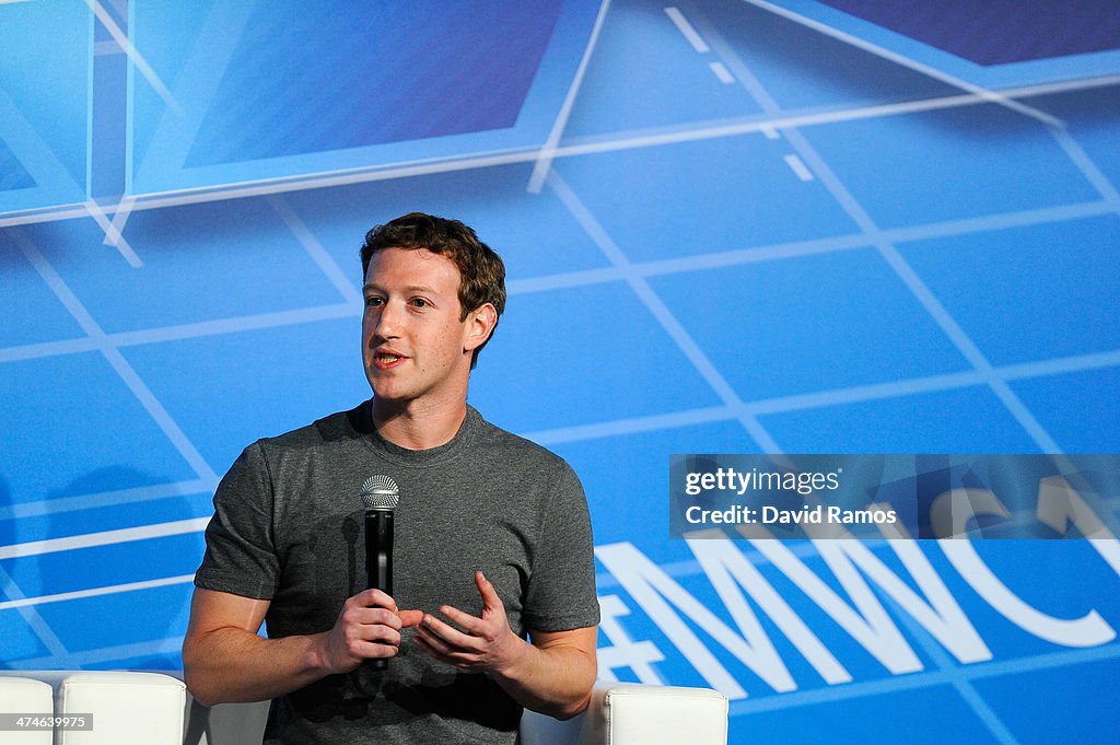 Mark Zuckerberg Attends Mobile World Congress