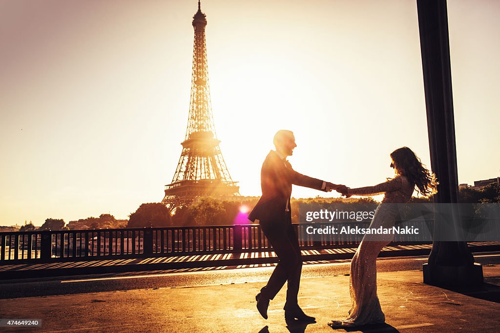 Celebrating our love in Paris