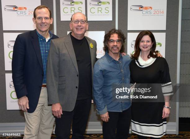 S Dan Spears, John Esposito President/CEO of Warner Music Nashville, Jody Williams Vice President, Writer/Publisher Relations, Nashville and BMI's...