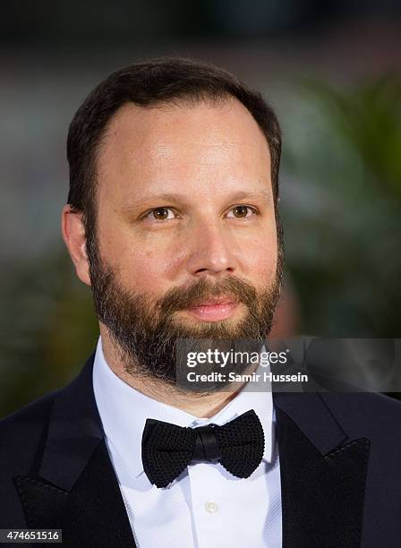 Director Yorgos Lanthimos, winner of the Jury Prize for his film 'The Lobster' attends a photocall for the winners of the Palme d'Or during the 68th...