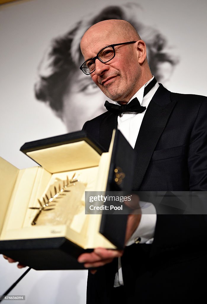 Palme d'Or Winner - Press Conference - The 68th Annual Cannes Film Festival