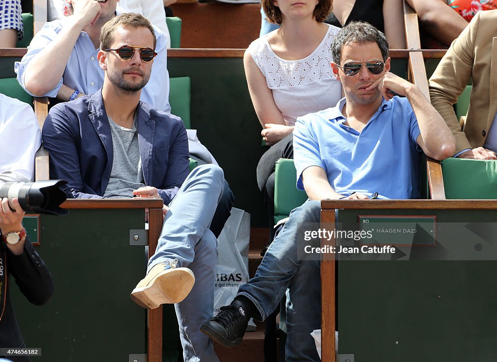 Celebrities At French Open 2015 - Day One