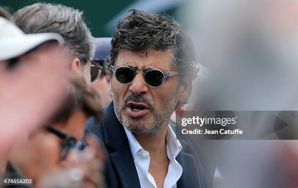 Pascal Elbe attends day 1 of the French Open 2015 held at Roland Garros on May 24, 2015 in Paris, France.