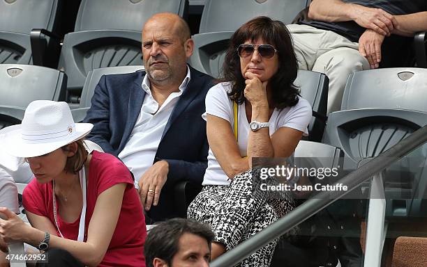 Michel Moulin attends day 1 of the French Open 2015 held at Roland Garros stadium on May 24, 2015 in Paris, France.