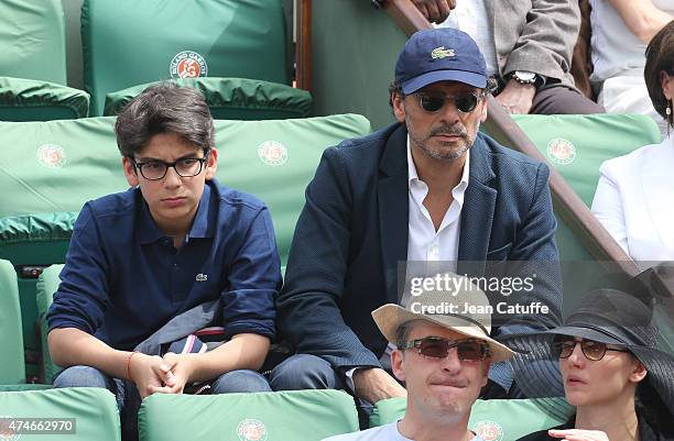 Pascal Elbe attends day 1 of the French Open 2015 held at Roland Garros stadium on May 24, 2015 in Paris, France.